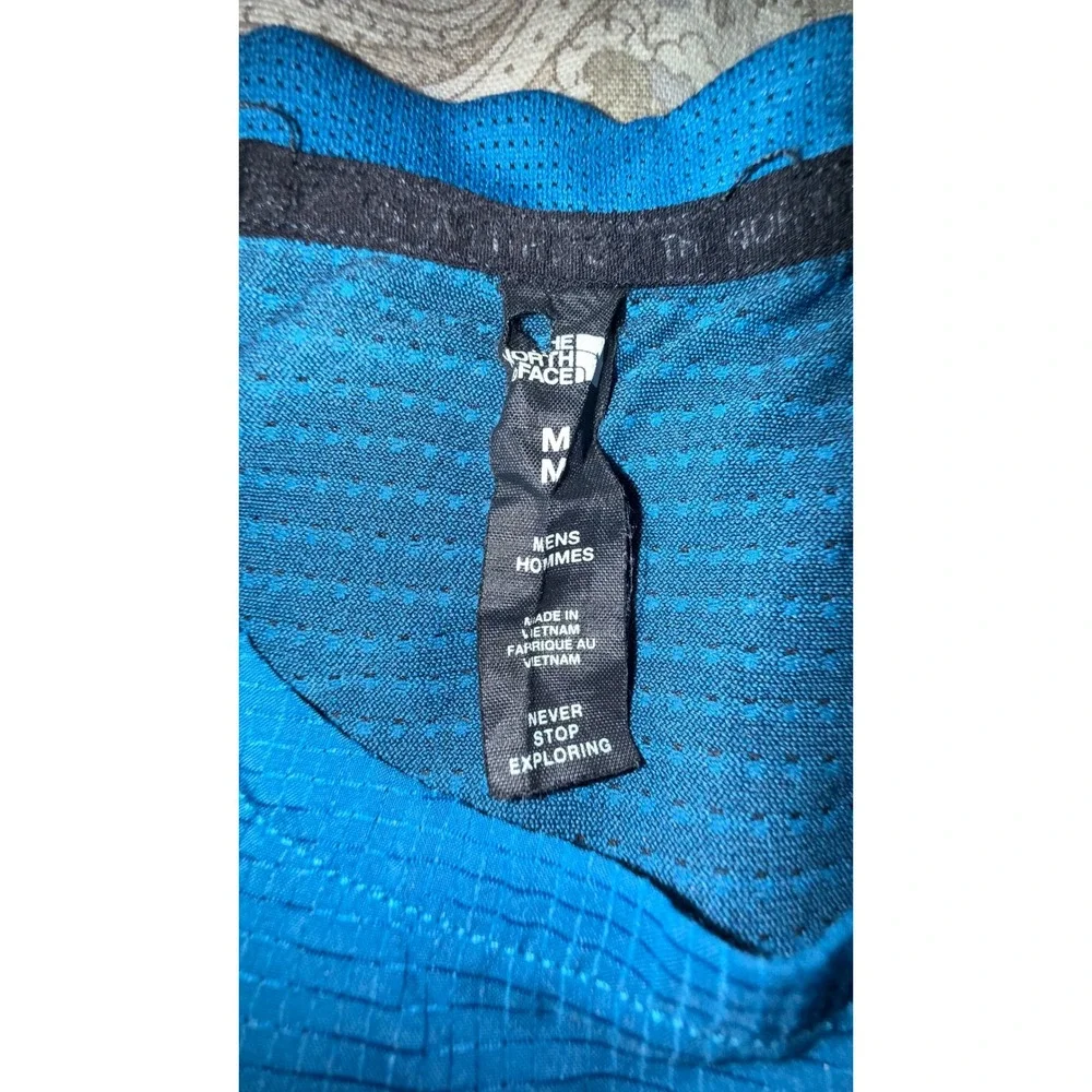 The North Face Mens Flight Series‎ Better Than Naked Shirt Teal Blue Grid Mesh M